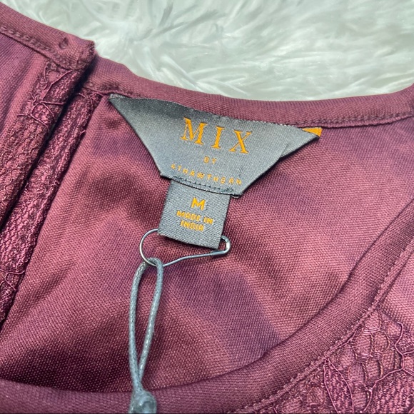 Mix by 41 Hawthorn | Burgundy Lace Dress | NWT | M - Picture 3 of 8